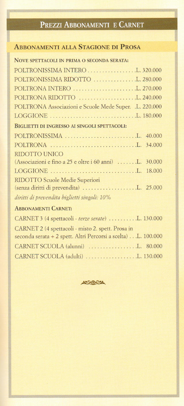 Cagnoni Vigevano Stagione 1998-1999
